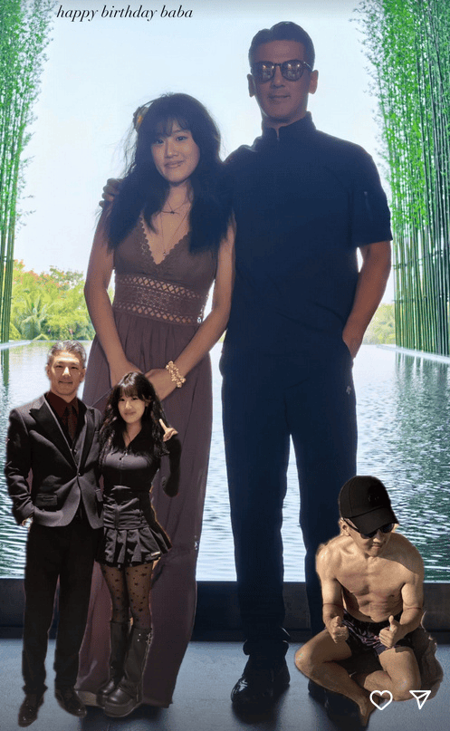 贾静雯的前夫和现任居然同一天生日！大女儿梧桐妹晒照给两个爸爸庆生插图